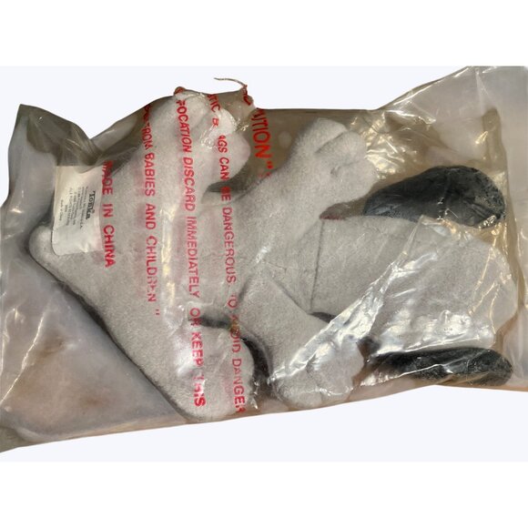 Vintage 1986 Tonka Gray Pound Puppies Plush Dog Toy - Picture 10 of 12